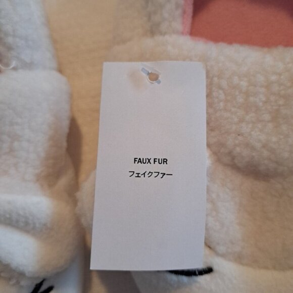 Lands' End girls size 3 Lamb slippers NWT non slip bottoms - Picture 2 of 4